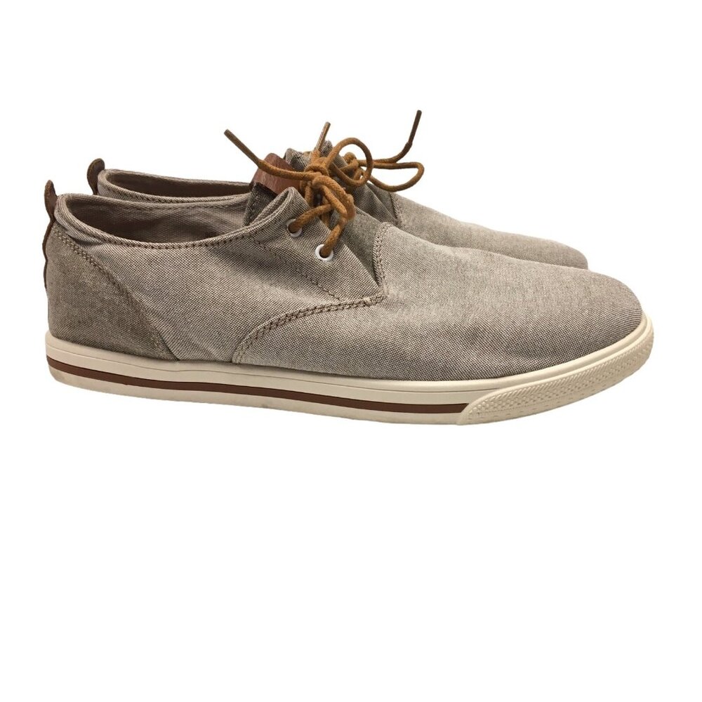 Mountain Creek Boat Shoes Sneakers Men Size 7M Gray Canvas Doug Boy Lace Up
